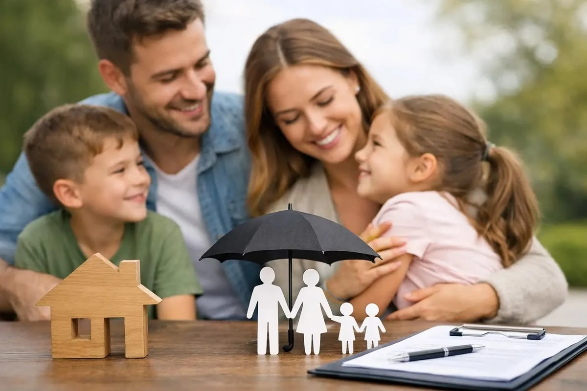Family considering home and personal protection needs